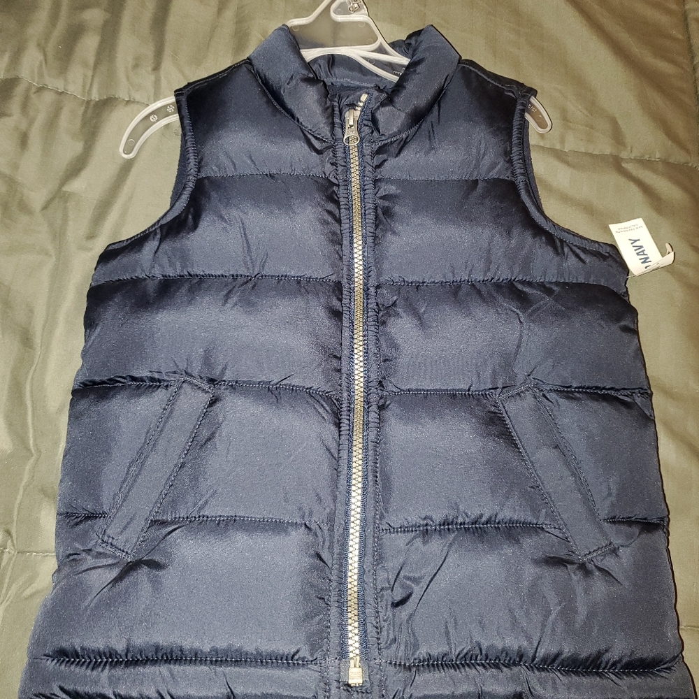 BRAND NEW OLD NAVY FROST FREE KIDS WINTER VEST NAVY SIZE 5T